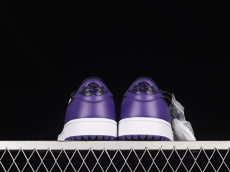 All categories Air Jordan Jordan series basketball shoes Air Jordan 1 Low Z version Air Jordan 1 Low Golf "White Purple" AJ1 Joe 1 new golf version white and purple color DD9315-105